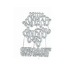 Christmas Elegant Thank You Metal Die Cuts,Spring Sunflower Frame Leaf