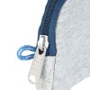 Half Round Coin Pouch Sweatshirt, H/Gray, One size