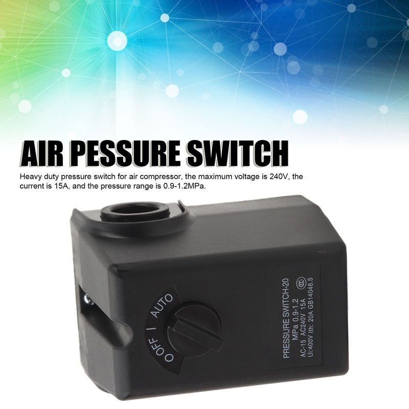 Air Compressor Pressure Switch 12kg Heavy Duty Single Port Pump