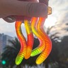 EPYHREHM Silicone Gummy Worm Molds For Chocolate Candy Set Of