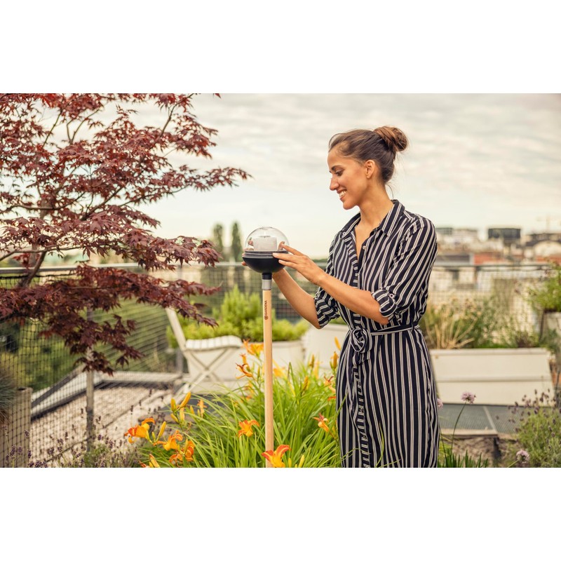 Gardena ClickUp! lantern: Rotatable and height-adjustable, can be combined with