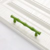 ESreake 6Pcs Bamboo Shape Solid Zinc Alloy Cabinet Knobs Handle