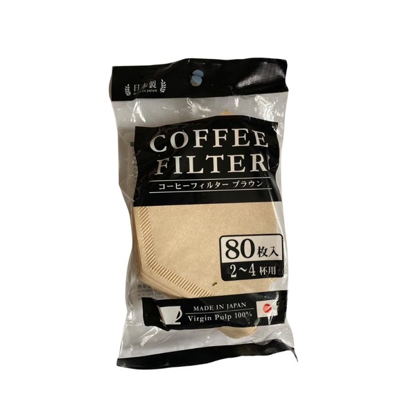 Can do, Coffee Filter Paper, 2-4 person Brown 80 pieces,