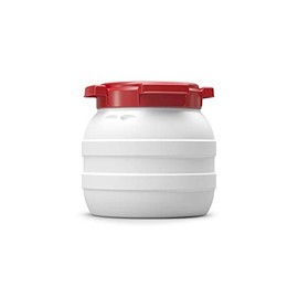 curtec 3.6 Litre Wide Neck Barrel Screw Lid Barrel Twist Lid Barrel Stackable Food Safe Waterproof