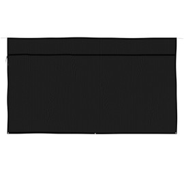 RecPro RV Awning Sun Shade Kit Screen with Zipper Kit | 11' - 21' Width Options | 8' and 9' Drop | Black Mesh UV Blocker | RV Awning Shade (16' x 8' (Actual Width 14' 11½"))