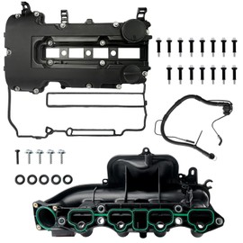 Engine Intake Manifold & Valve Cover Kit Compatible With 2012 2013 2014 2015 2016 2027 2018 2019 2020 2021 Chevy Sonic Cruze Trax Tracker, Encore 1.4L Replaces 615-380, 55573746, 25193343