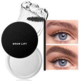Waterproof Eyebrow Gel Kit - Clear Brow Soap with Long Lasting Hold for Smudge-proof & Natural-looking Eyebrows, Brow Styling Cream & Glue for Easy Shaping & Definition