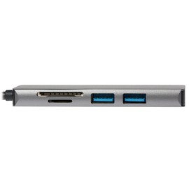 Maplin USB-C Multiport Hub Adapter 5-in-1 with 2x USB-A 3.0, 4K HDMI, SD & Micro SD Card Reader for MacBook Air, MacBook Pro, Dell XPS, Lenovo ThinkPad and More