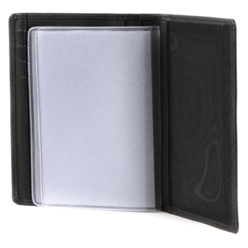 Esquire Logo ID Card Holder Leather 9 cm