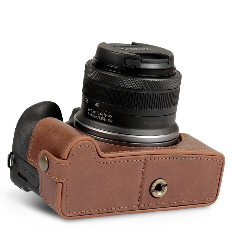 MegaGear Ever Ready Genuine Leather Half Camera Case Compatible with
