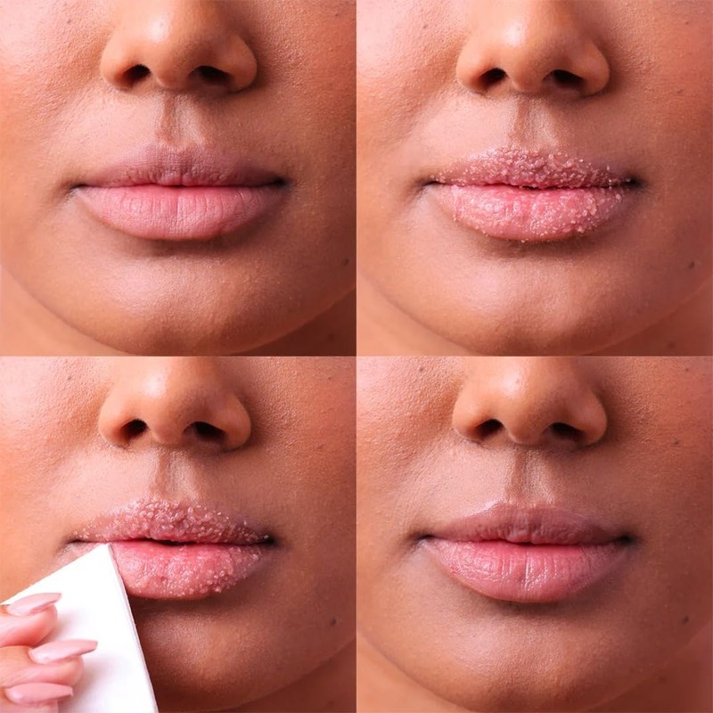 NCLA 100% natural, azúcar vegano, exfoliante de labios (cereza negra)