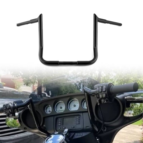 CB Rise 12" Meathook Bagger Handlebar For Harley Street Glide