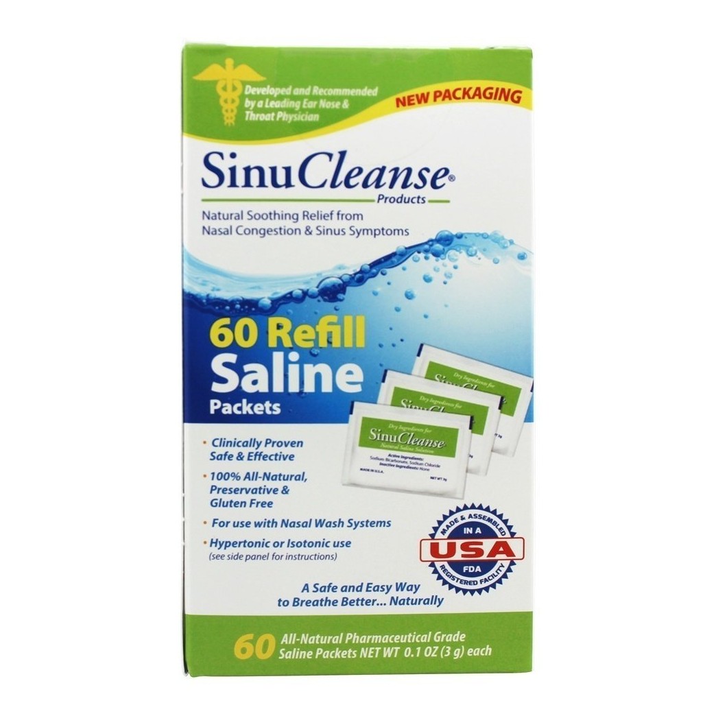 Sinucleanse Systems Nasal Saline Refill Packets