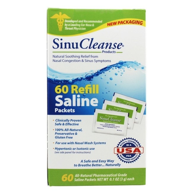 Sinucleanse Systems Nasal Saline Refill Packets
