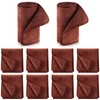 10 Pcs Shine Shoes Cloth Kit Polish Dauber Applicators Cleaning