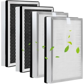 25 Replacement Filter Compatible with MA Series Air Purifier 25 S1/W1/B1,3 in 1 Stage with Pre-filter,H13 True HEPA,and Activated Carbon,4-Pack