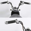 Motorcycle Handlebar Grips, Non-Slip CNC Aluminium Rubber Brake Grips for