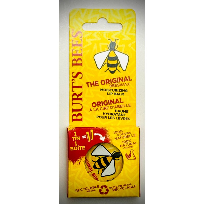 Burt's Bees Moisturizing Retro Lip Balm Tin with Vitamin E