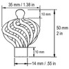 10 Pack Black Bird Cage Birdcage Birds Nest Twist Wire