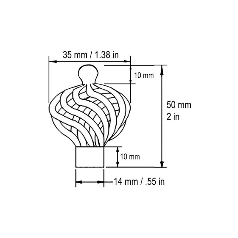 10 Pack Black Bird Cage Birdcage Birds Nest Twist Wire