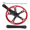 Meijun Bike Crankset 170mm Bicycle Chainwheel Chain Ring Set 45T