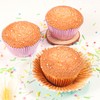 Caperci Orchid Purple Foil Cupcake Liners Standard Muffin Wrappers Greaseproof