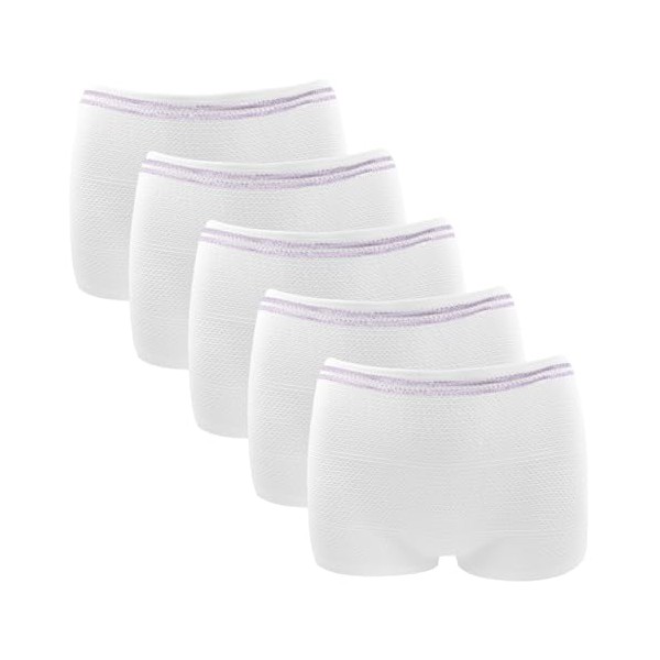 Bisienya 5 Pack High Density Mesh Disposable Pants, Net Pants