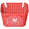 Bike Fashion Lillebi Handlebar Basket, Red, 35 x 27 x