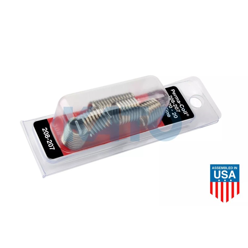 Perma-Coil 7/16-20 Thread Repair Pack Perma-Coil 208-207 (6 Insert) Helicoil