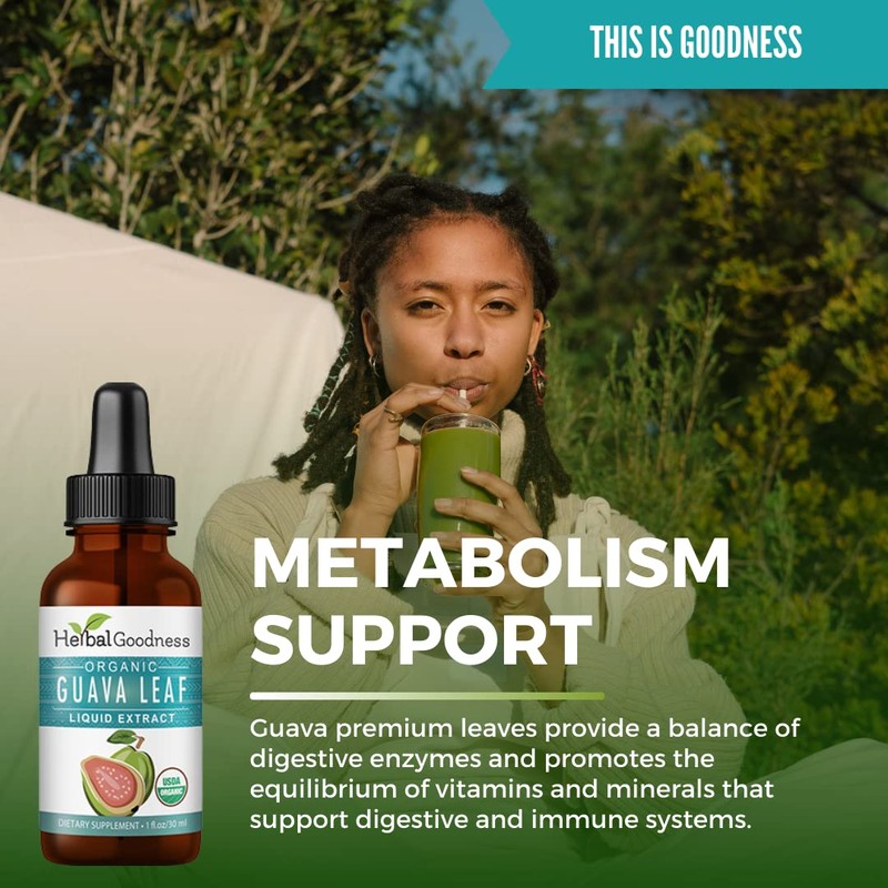 Guava Leaf Extract - Organic Guava Leaves - Hojas de
