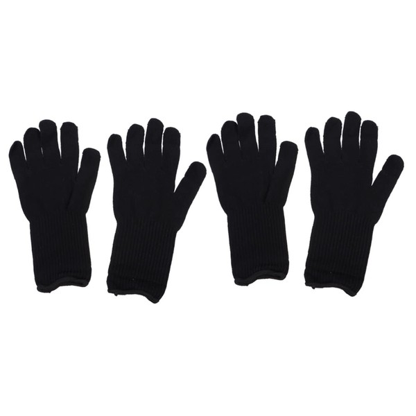 Outanaya 2 Pairs Heat Resistant Gloves for Hair Styling Scalding