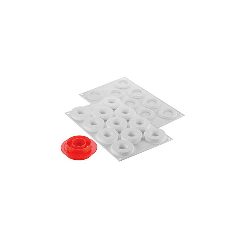 silikomart Loop 32 Baking Mould Base + Insert + Cookie