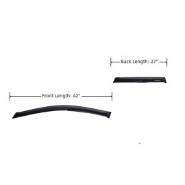 ZH Window Visor Sun Rain Guard Deflector Fits Acura RDX 2007-2012