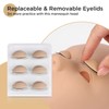 LASHVIEW Lash Mannequin Head , with 4 Pairs Replaced Eyelids