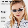 Lxnoap Cat Eye Retro Vintage Sunglasses for Women Clout Goggles