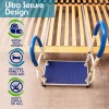 Unbranded Heavy Duty Adjustable Bed Step Stool with Handles for