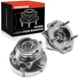 A-Premium 2 x Front Wheel Bearing and Hub Assembly with 5-Lug Compatible with Infiniti - 2003-2023 - Q50, G37, QX50, Q60, M35, M37, M45, M56, QX70, Q70, Q70L, FX35, FX45, FX50, Q40