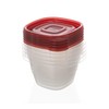 Rubbermaid TakeAlongs Mini Deep Square Food Storage Containers, 2.1 Cup,