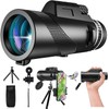 FSZBWL 80x100 Monocular Telescope High Powered for Smartphone Monoculars for