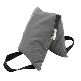 Bean Products Charcoal - 10 LB Yoga Sandbag Filled Two Handle Design - Made in USA
