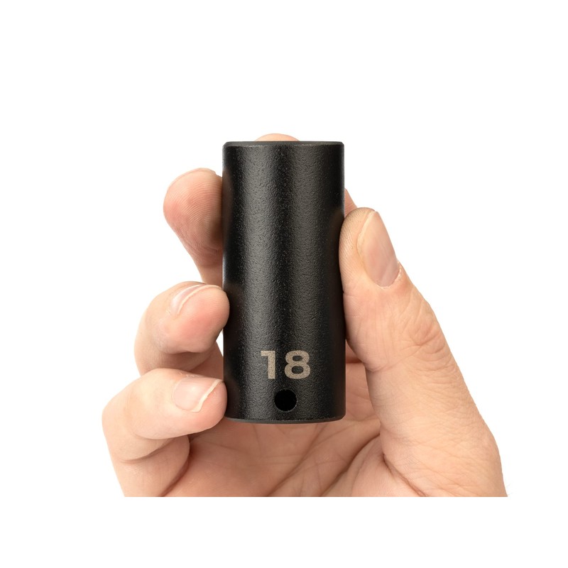 TEKTON 3/8 Inch Drive x 18 mm Deep 6-Point Impact