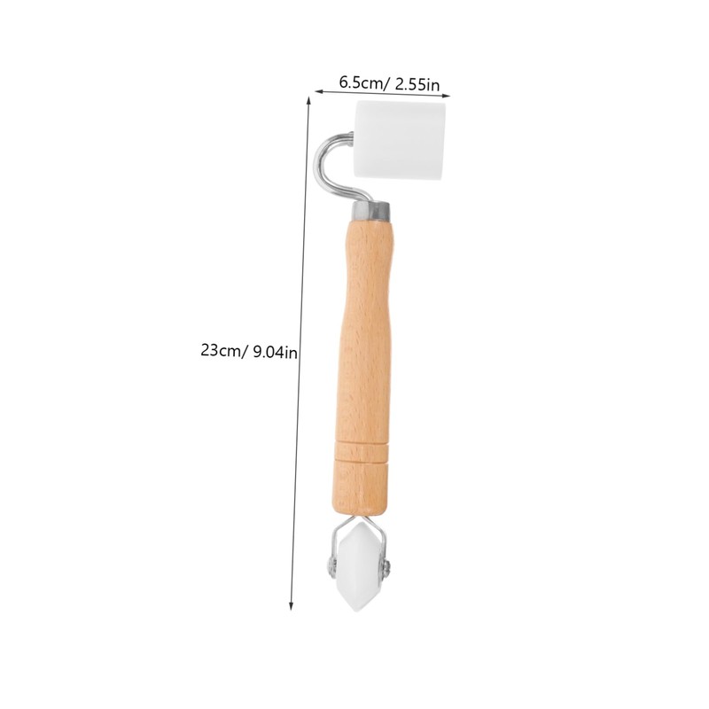 LALAFINA Wallpaper Seam Roller Tool with Handle Lightweight and Sturdy