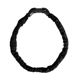 Bike Chain Lock, 5 Digit Combination Heavy Duty Anti Theft Bicycle Chain Lock, 12/4 Feet Long Security Resettable Bike Locks for Bike, Bicycle, Scooter, Motorcycle, Door, Gate, Fence