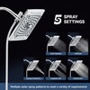 ELLO&ALLO Rain Shower Head with Handheld Spray, Rainfall Shower Head