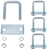 MYZHRE 4 Pack Leaf Spring Clamp Kit, 2-5/8 inch Width