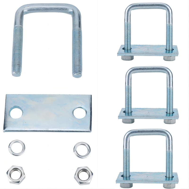 MYZHRE 4 Pack Leaf Spring Clamp Kit, 2-5/8 inch Width