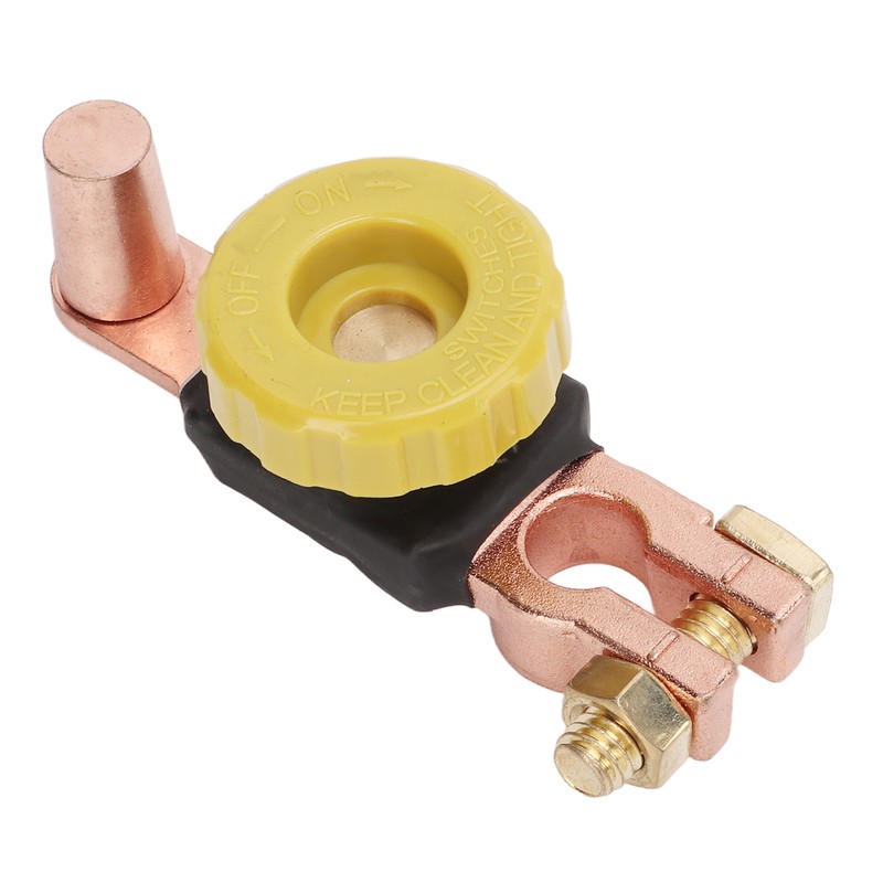 Top Post Battery Disconnect Switch Brass Rustproof Heavy Duty for
