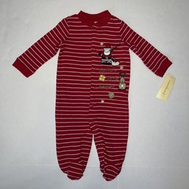 First Impressions Baby Boy Girl Christmas one piece Romper PJ 3-6 Months NEW