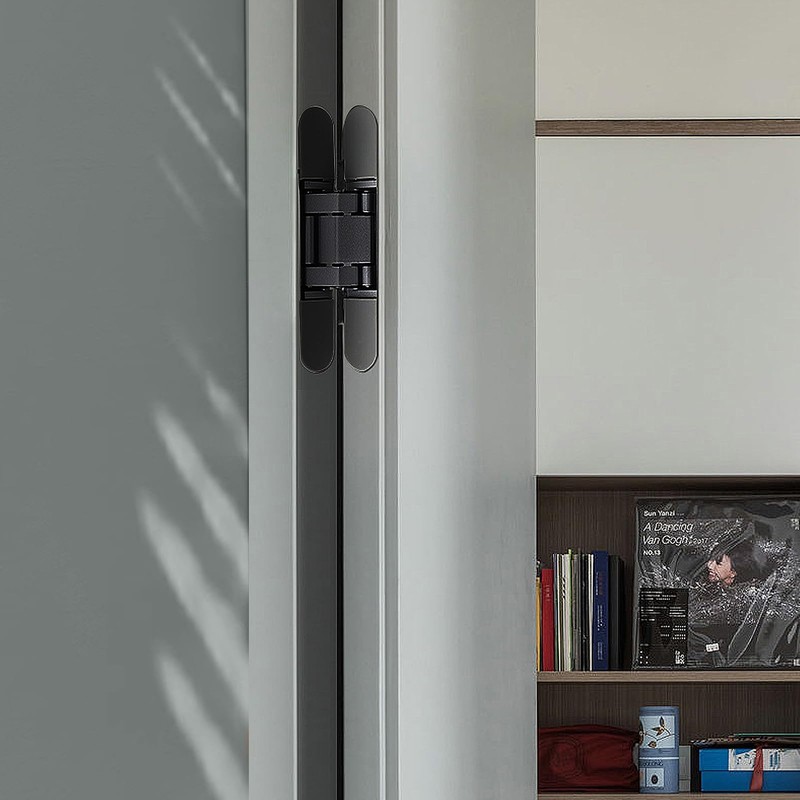 Pacify 2 Set 7Inches Hidden Door Hinges, Heavy Duty Concealed
