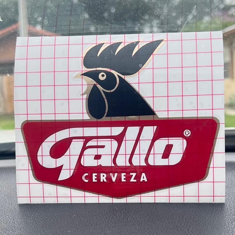 Gallo Guatemala Cerveza Decal For Car or Truck Window (different